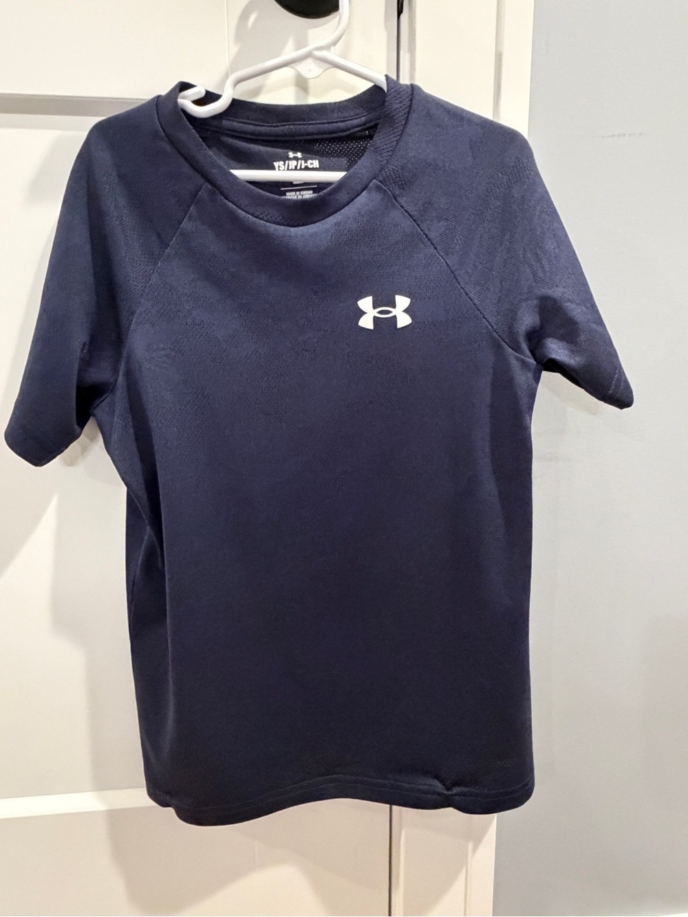 Under Armour Navy Blue Short Sleeve Logo Tee